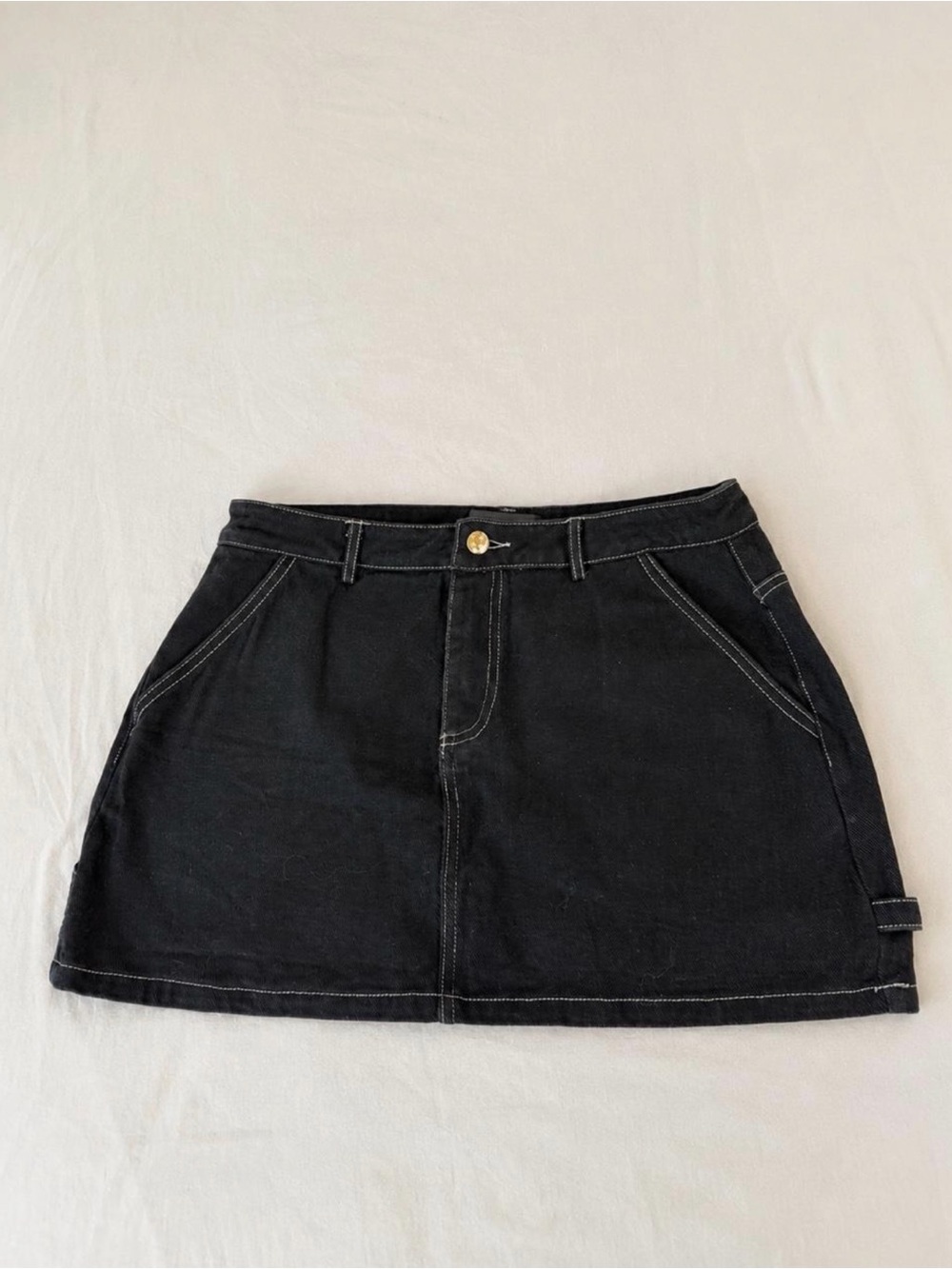 White Fox Boutique Black Mini Skirt